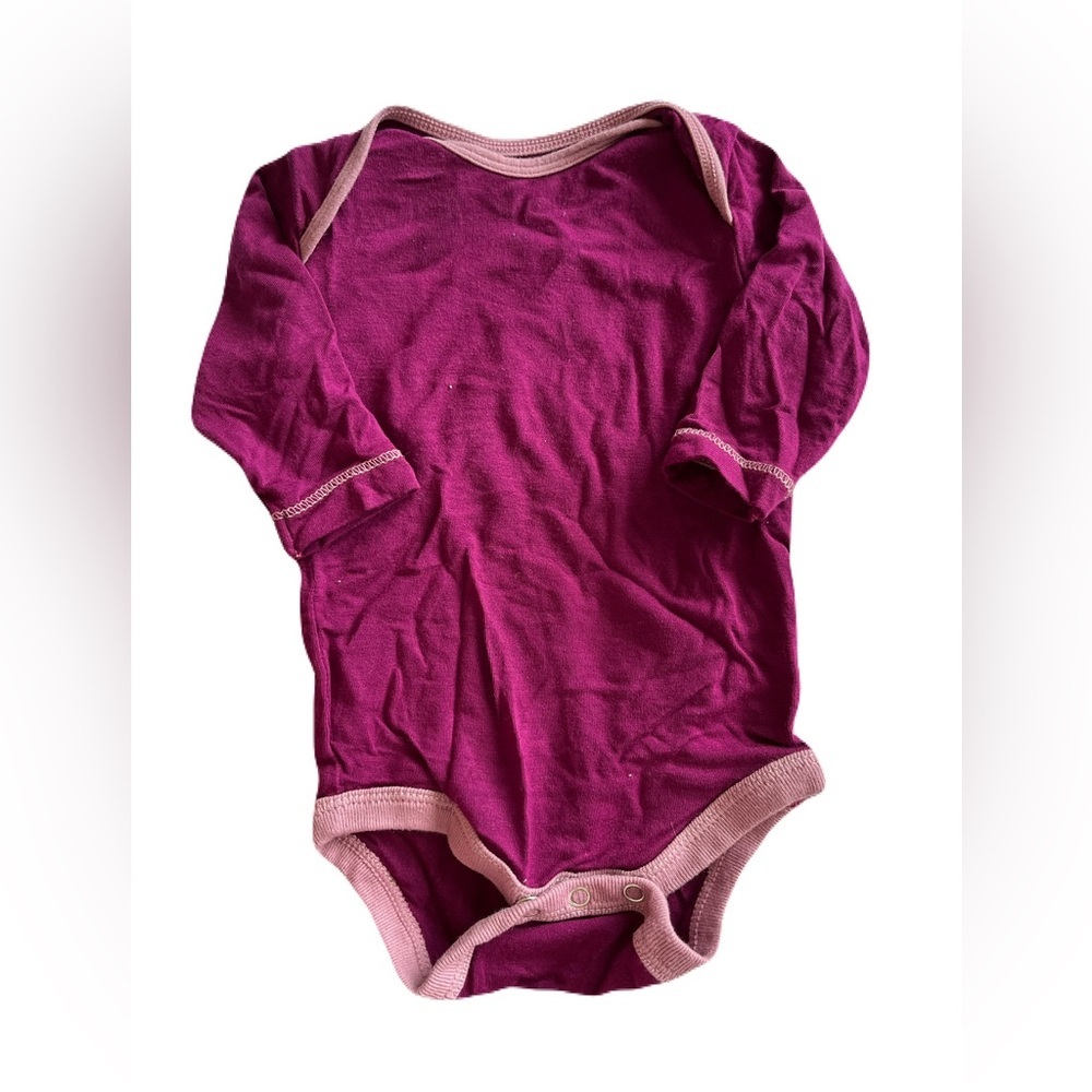 Kickee Pants Purple Long Sleeve Bodysuit